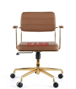 KARE Design Stühle-Burodrehstuhl Dottore Braun