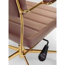 KARE Design Stühle-Burodrehstuhl Dottore Braun