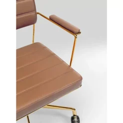 KARE Design Stühle-Burodrehstuhl Dottore Braun