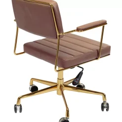 KARE Design Stühle-Burodrehstuhl Dottore Braun