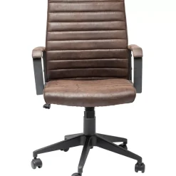 KARE Design Stühle-Burodrehstuhl Labora Braun