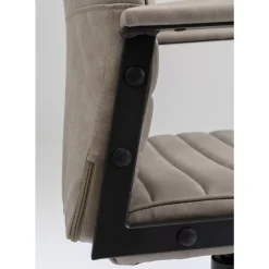 KARE Design Stühle-Burodrehstuhl Labora High Pebble