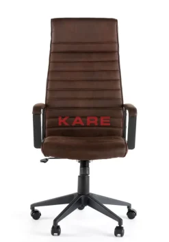 KARE Design Stühle-Burodrehstuhl Labora High Braun