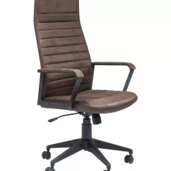 KARE Design Stühle-Burodrehstuhl Labora High Braun