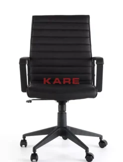 KARE Design Stühle-Burodrehstuhl Labora Schwarz