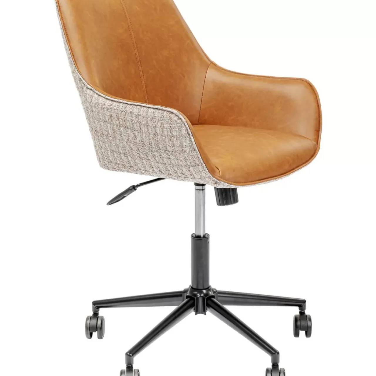 KARE Design Stühle-Burostuhl Monica Braun