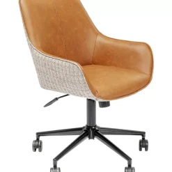 KARE Design Stühle-Burostuhl Monica Braun