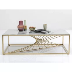 KARE Design Tische-Couchtisch Art Marble Glass 140X70Cm