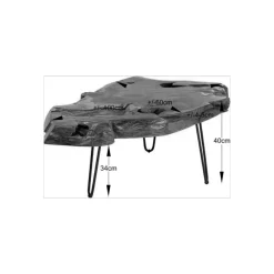 KARE Design Tische-Couchtisch Aspen Natur 100X60