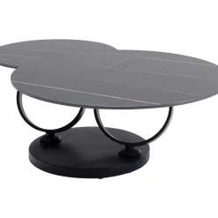 KARE Design Tische-Couchtisch Beverly Schwarz 133X80Cm