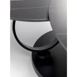 KARE Design Tische-Couchtisch Beverly Schwarz 133X80Cm