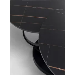 KARE Design Tische-Couchtisch Beverly Schwarz 133X80Cm