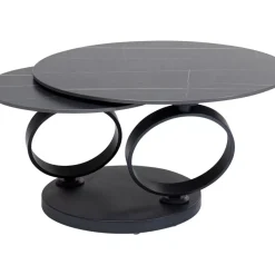 KARE Design Tische-Couchtisch Beverly Schwarz 133X80Cm