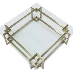 KARE Design Tische-Couchtisch Clara Gold 120X120