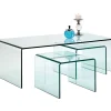 KARE Design Tische-Couchtisch Clear Club (3/Set)