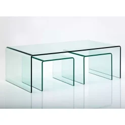 KARE Design Tische-Couchtisch Clear Club (3/Set)