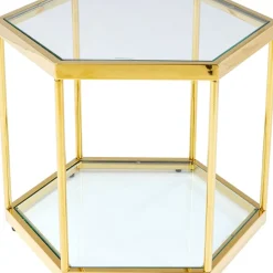 KARE Design Tische-Couchtisch Comb Gold 45