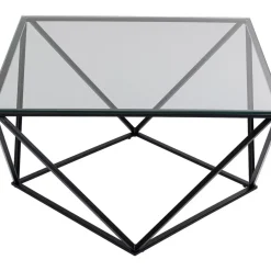 KARE Design Tische-Couchtisch Cristallo Schwarz 80X80Cm