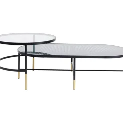 KARE Design Tische-Couchtisch Fence (2/Set)