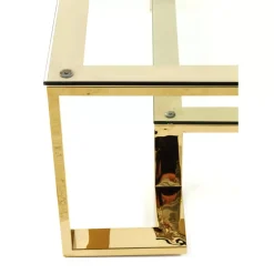 KARE Design Tische-Couchtisch Gold Rush 120X120Cm