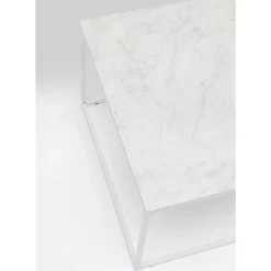 KARE Design Outdoormöbel-Couchtisch Greta Weiss 100X50