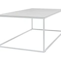 KARE Design Outdoormöbel-Couchtisch Greta Weiss 100X50