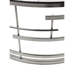 KARE Design Tische-Couchtisch Jupiter Silber O100Cm