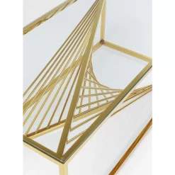KARE Design Tische-Couchtisch Laser Gold 120X60