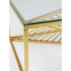KARE Design Tische-Couchtisch Laser Gold 120X60