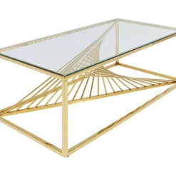 KARE Design Tische-Couchtisch Laser Gold 120X60