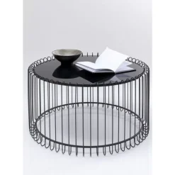 KARE Design Tische-Couchtisch Line Onyx O60Cm