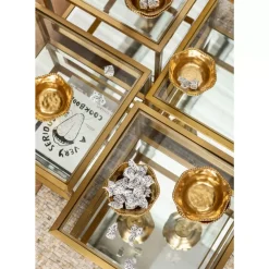 KARE Design Tische-Couchtisch Luigi Gold (4/Set)