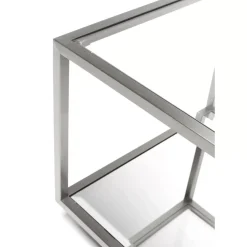 KARE Design Tische-Couchtisch Luigi Silber (4/Set)