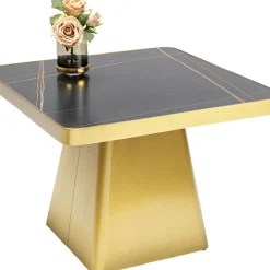KARE Design Tische-Couchtisch Miler Gold 80X80Cm