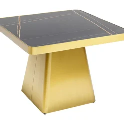 KARE Design Tische-Couchtisch Miler Gold 80X80Cm