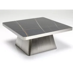 KARE Design Tische-Couchtisch Miler Silber 80X80Cm