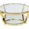 KARE Design Tische-Couchtisch Monocolo Gold O90