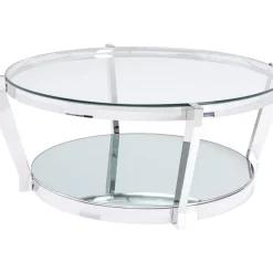 KARE Design Tische-Couchtisch Monocolo Silber O90