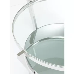 KARE Design Tische-Couchtisch Monocolo Silber O90