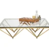 KARE Design Tische-Couchtisch Network Gold 105X105Cm