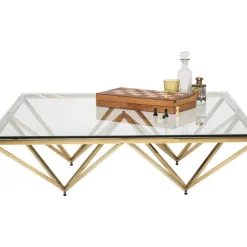 KARE Design Tische-Couchtisch Network Gold 105X105Cm