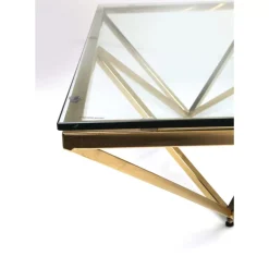 KARE Design Tische-Couchtisch Network Gold 105X105Cm