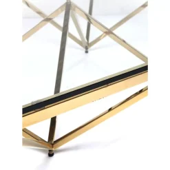 KARE Design Tische-Couchtisch Network Gold 105X105Cm