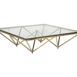 KARE Design Tische-Couchtisch Network Gold 105X105Cm