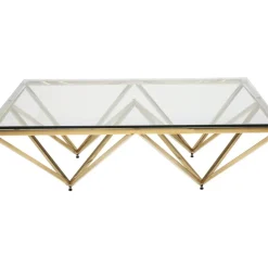 KARE Design Tische-Couchtisch Network Gold 105X105Cm