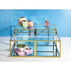 KARE Design Tische-Couchtisch Orion Gold (4/Set)