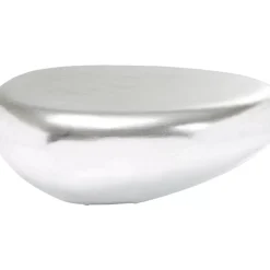 KARE Design Tische-Couchtisch Pebble Silber 122X96