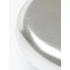 KARE Design Tische-Couchtisch Pebble Silber 122X96