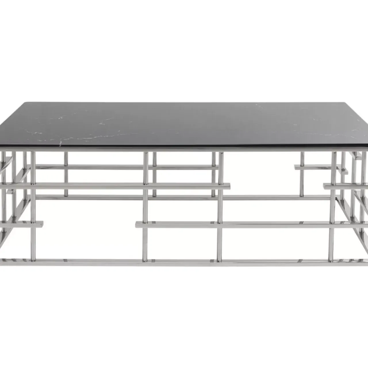 KARE Design Tische-Couchtisch Rome Silber 130X70Cm