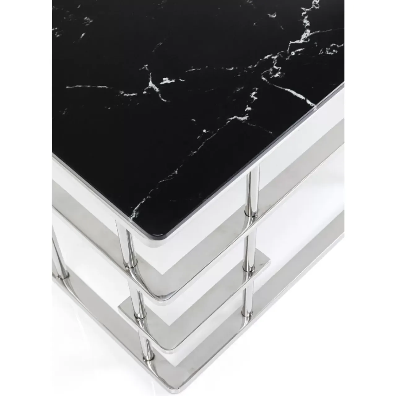 KARE Design Tische-Couchtisch Rome Silber 130X70Cm